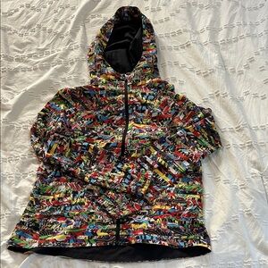 Lululemon Seawheeze 2018 Pack It Up Jacket in the multi "Lego" print color - 4